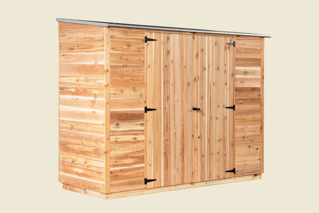 Acacia 8x3 Cedar Timber Shed - Image 3