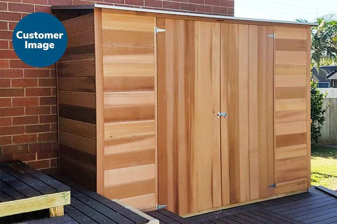 Acacia 8x3 Cedar Timber Shed - Image 8