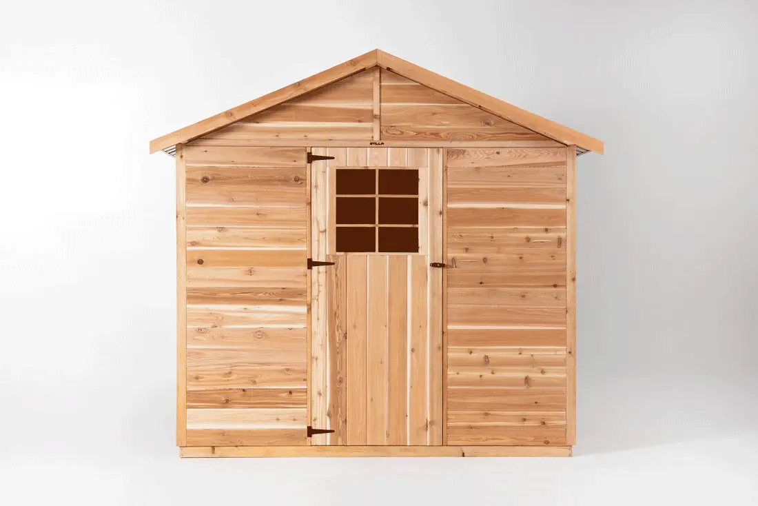 Glendale 8x8 Cedar Timber Shed - Image 3