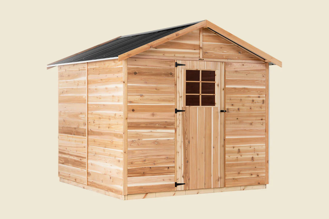 Glendale 8x8 Cedar Timber Shed - Image 4