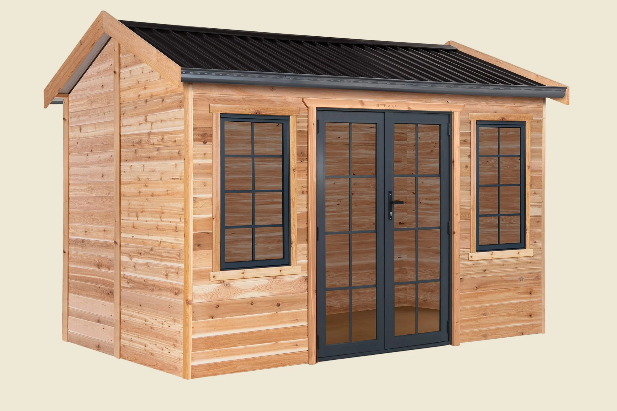 Hamilton 12x8 Cedar Timber Designer Studio - Image 3
