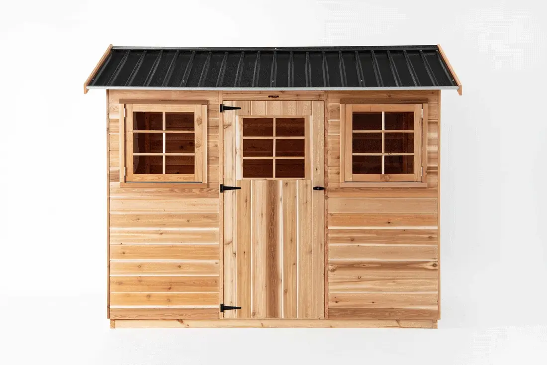 Hazel 9x6 Cedar Timber Shed - Image 3