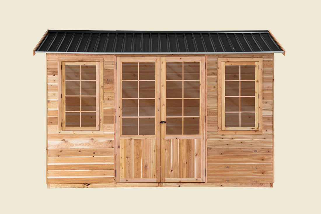 Jarrah 12x10 Cedar Timber Classic Studio - Image 3