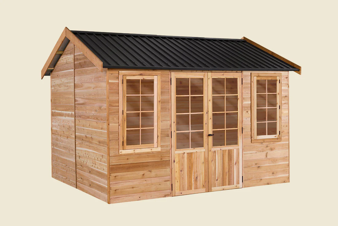 Jarrah 12x10 Cedar Timber Classic Studio - Image 4