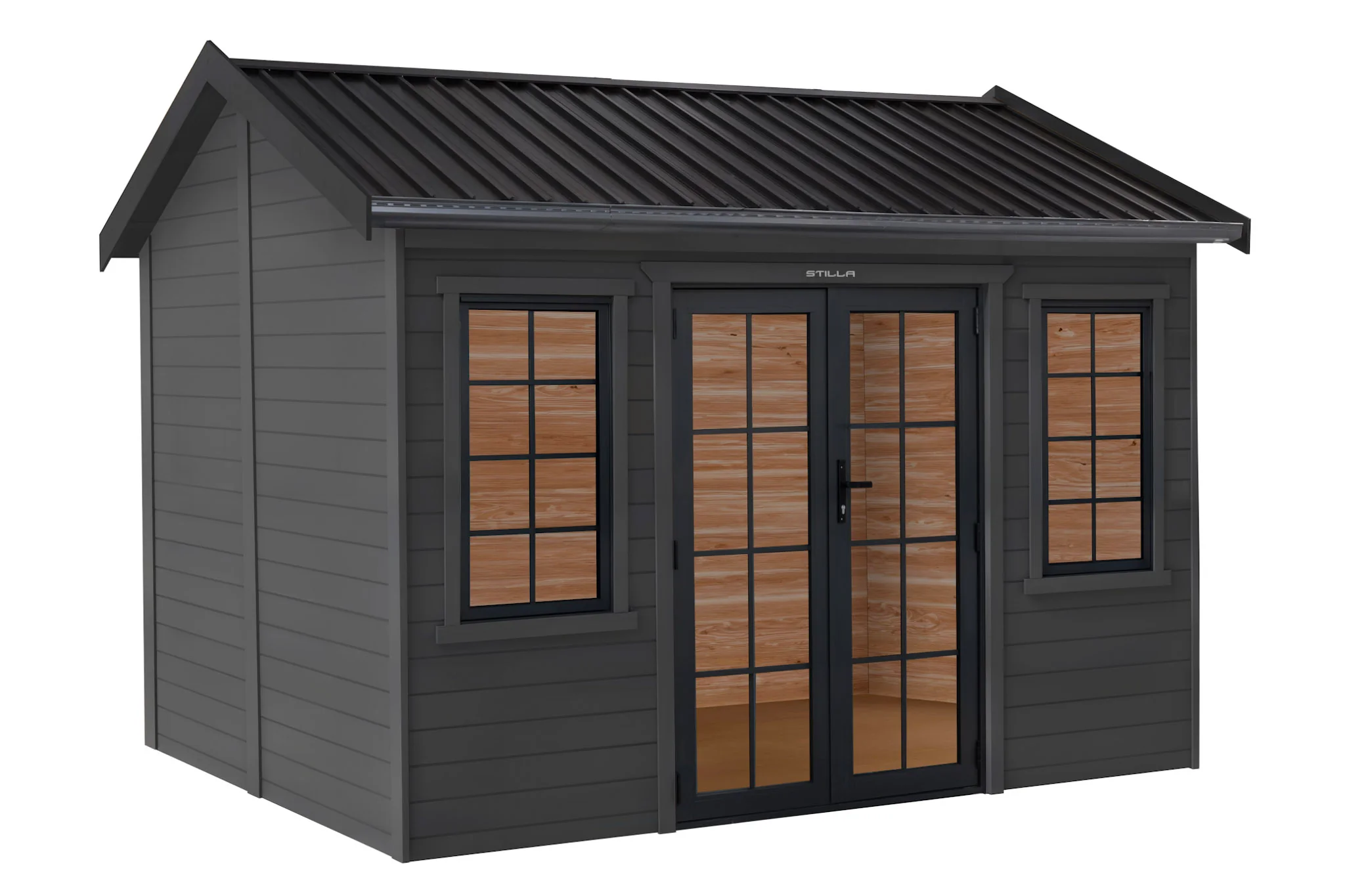 Kensington 12x10 Cedar Timber Designer Studio - Image 3
