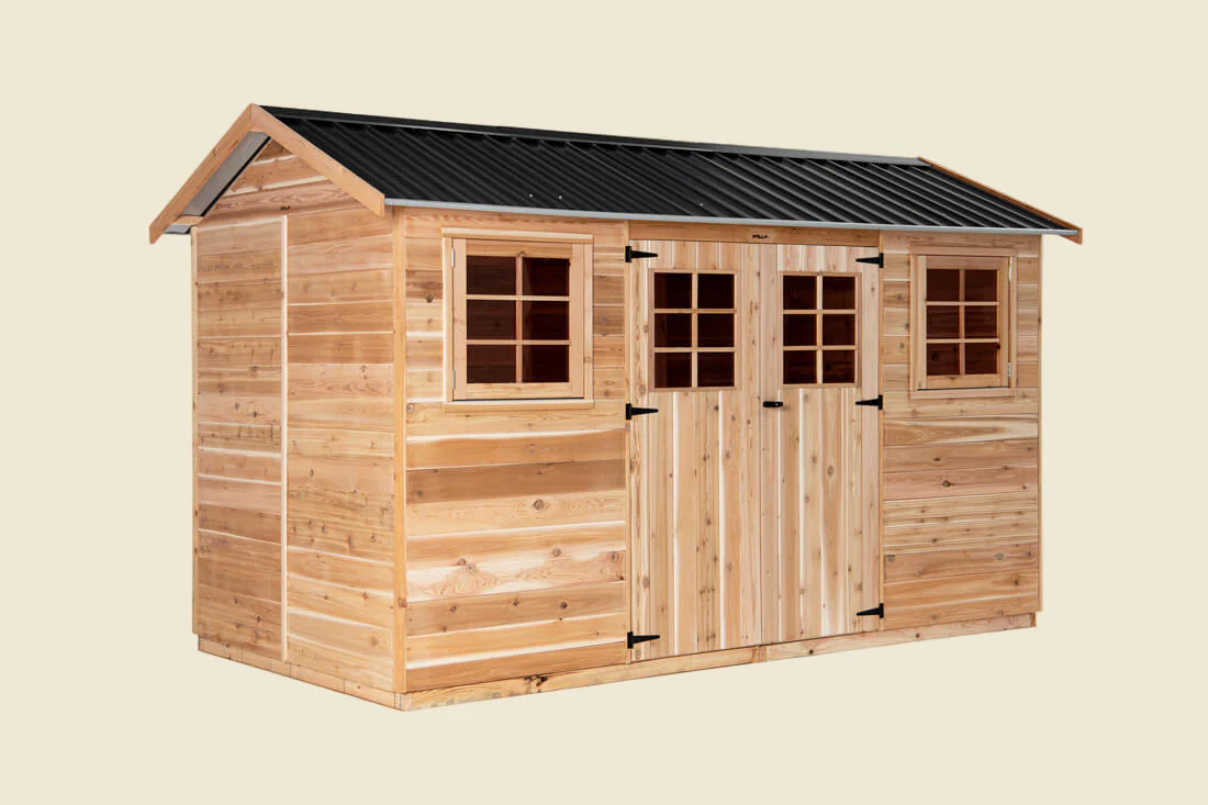 Maple 12x6 Cedar Timber Shed - Image 4