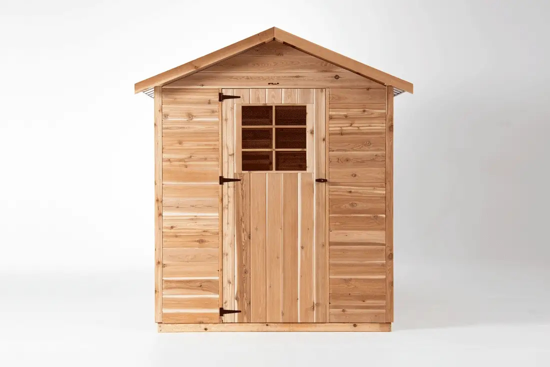 Oxford 6x9 Cedar Timber Shed - Image 3