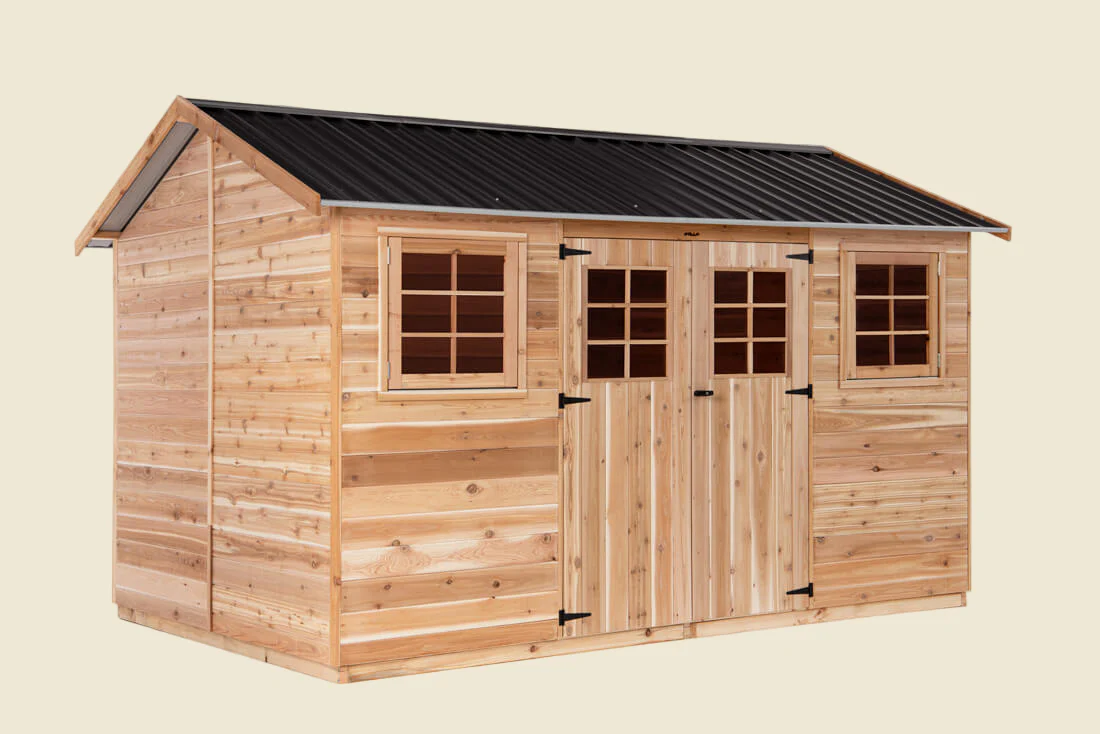 Willow 12x8 Cedar Timber Shed - Image 4